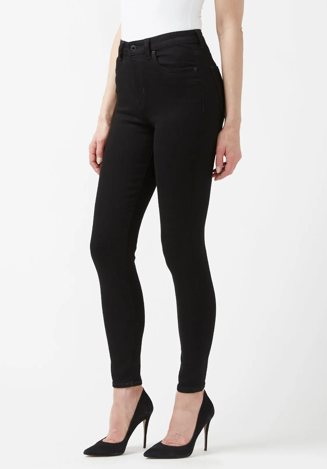 High Rise Skinny Skylar Women's Jeans in Black - BL15663 sold by Buffalo David Bitton product image thumbnail 4