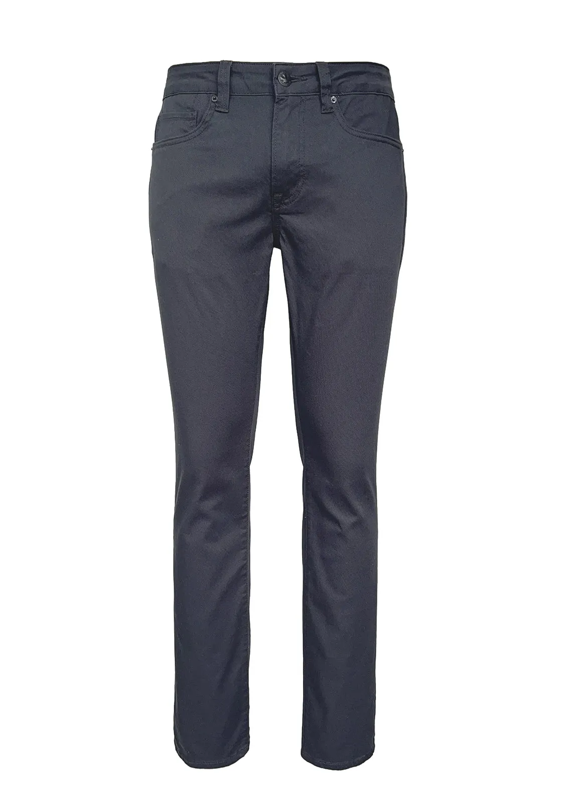 Slim Ash Men's Twill Pants in Authentic Charcoal Gray - BM22017 sold by Buffalo David Bitton product image thumbnail 5