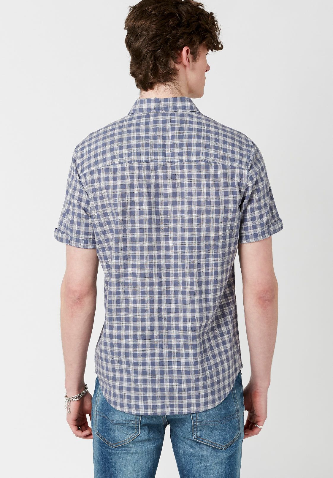 Buttoned Saqui Acid Wash Shirt - BM23591 sold by Buffalo David Bitton product image thumbnail 2