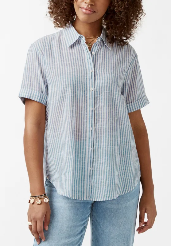 Leonora Striped Women’s Blouse - WT0032S sold by Buffalo David Bitton