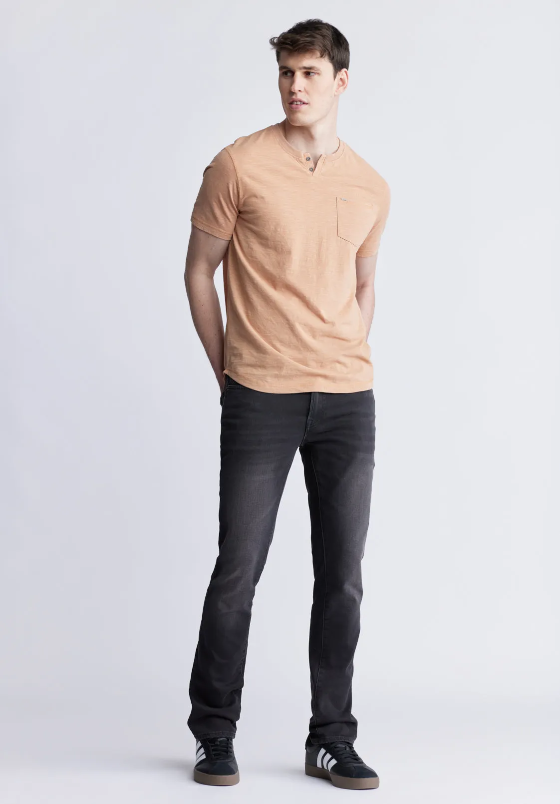 Slim Ash Men's Freedom Flex Jeans, Worked and Sanded - BM22985 sold by Buffalo David Bitton product image thumbnail 4