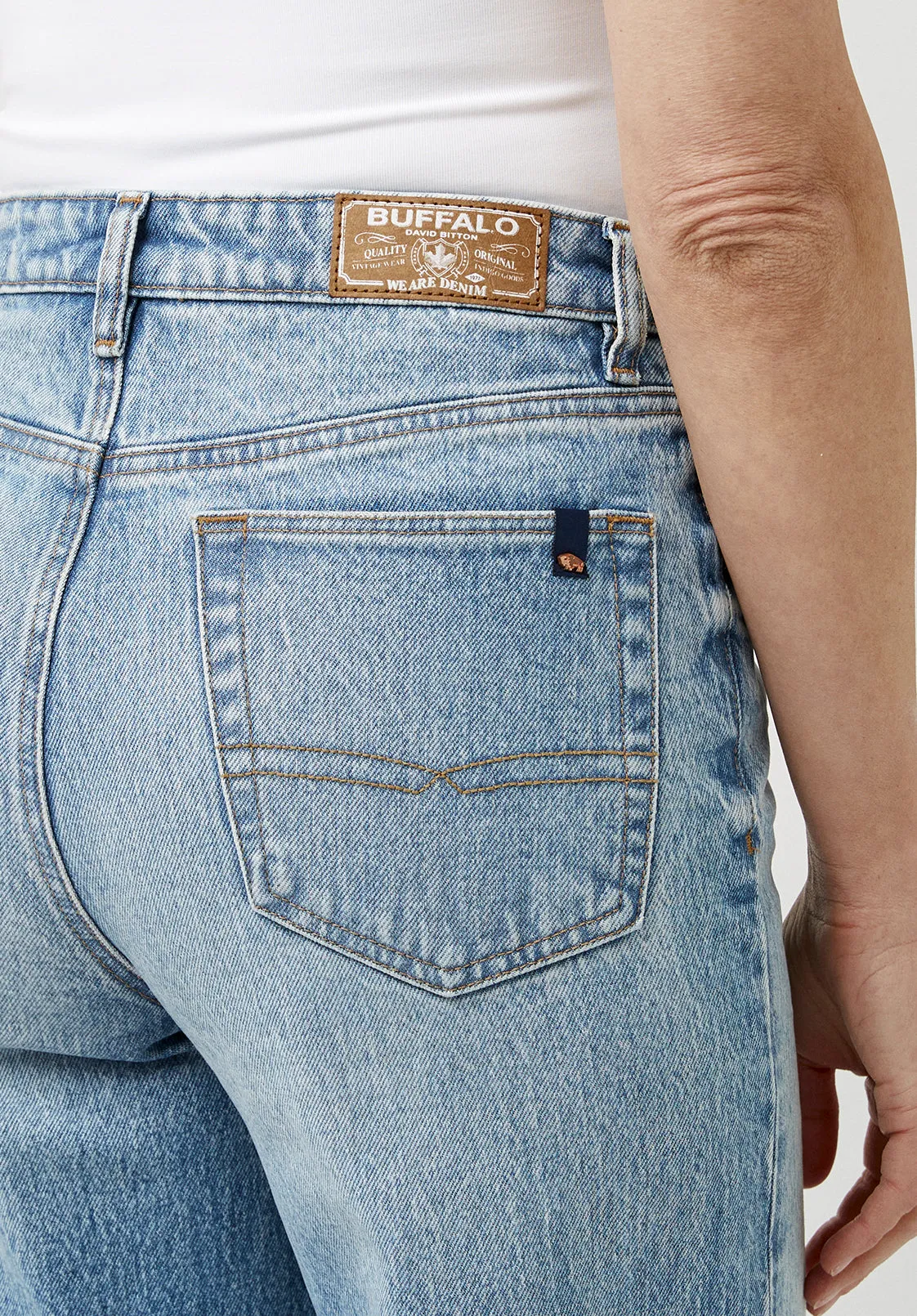 High Rise Wide Leg Addie Vintage Feel Women's Jeans - BL15901 sold by Buffalo David Bitton product image thumbnail 5