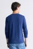Kaduk Men's Long-Sleeve Burnout Henley Top, Whale - BM24237 sold by Buffalo David Bitton