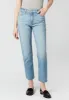 High Rise Straight Jayden Women's Jeans in Vintage Wash - BL15792 sold by Buffalo David Bitton