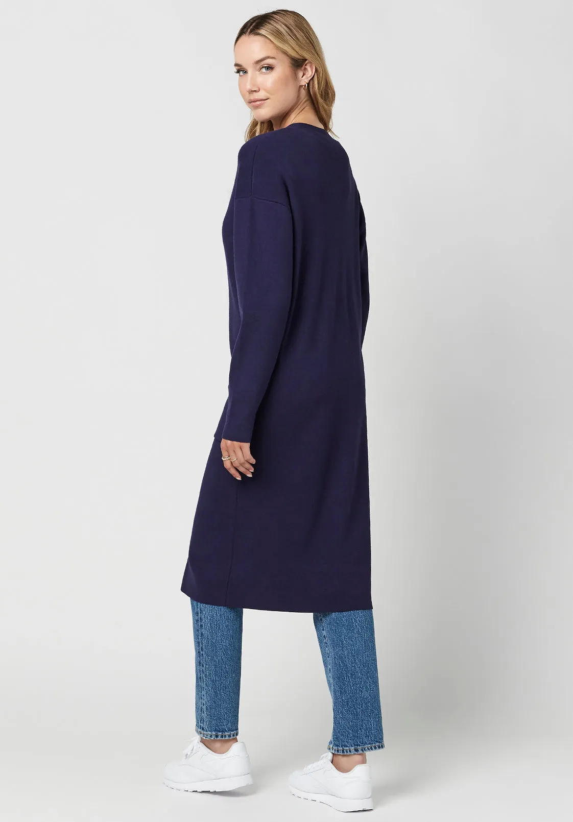 Darby Women's Duster Cardigan in Navy - SW0623H sold by Buffalo David Bitton product image thumbnail 2