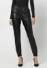 Faux Leather Tara Joggers - KB0551F sold by Buffalo David Bitton