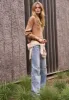 Seema Women's Long-Sleeve Loose-Fit Sweater, Croissant - SW0095F sold by Buffalo David Bitton