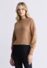 Seema Women's Long-Sleeve Loose-Fit Sweater, Croissant - SW0095F sold by Buffalo David Bitton