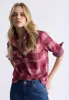 Georgie Women's Long-Sleeved Shirt, Beaujolais Red  - KT0124F sold by Buffalo David Bitton