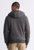 Fasox Men's Zip-Up Hooded Jacket with Sherpa Lining, Charcoal - BM24463 sold by Buffalo David Bitton