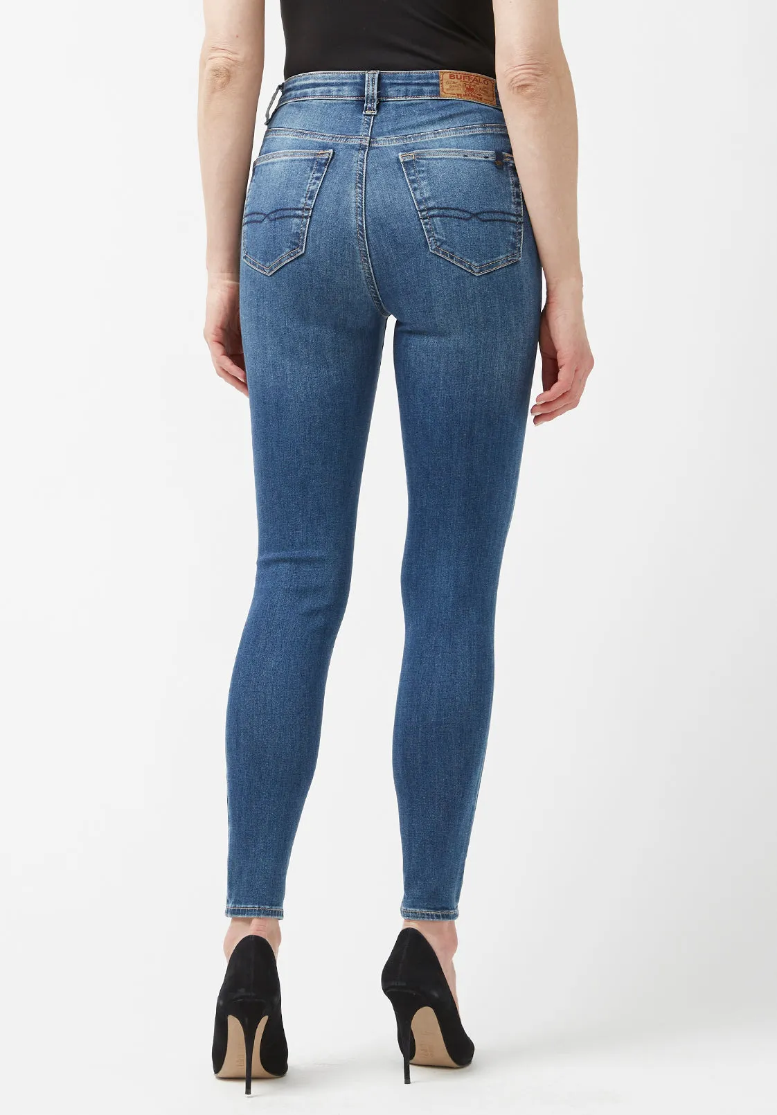 Skylar Women's High Rise Skinny Jeans, Indie Wash - BL15675 sold by Buffalo David Bitton product image thumbnail 3