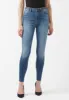 High Rise Skinny Skylar Women's Jeans in Indie Blue Wash - BL15675 sold by Buffalo David Bitton