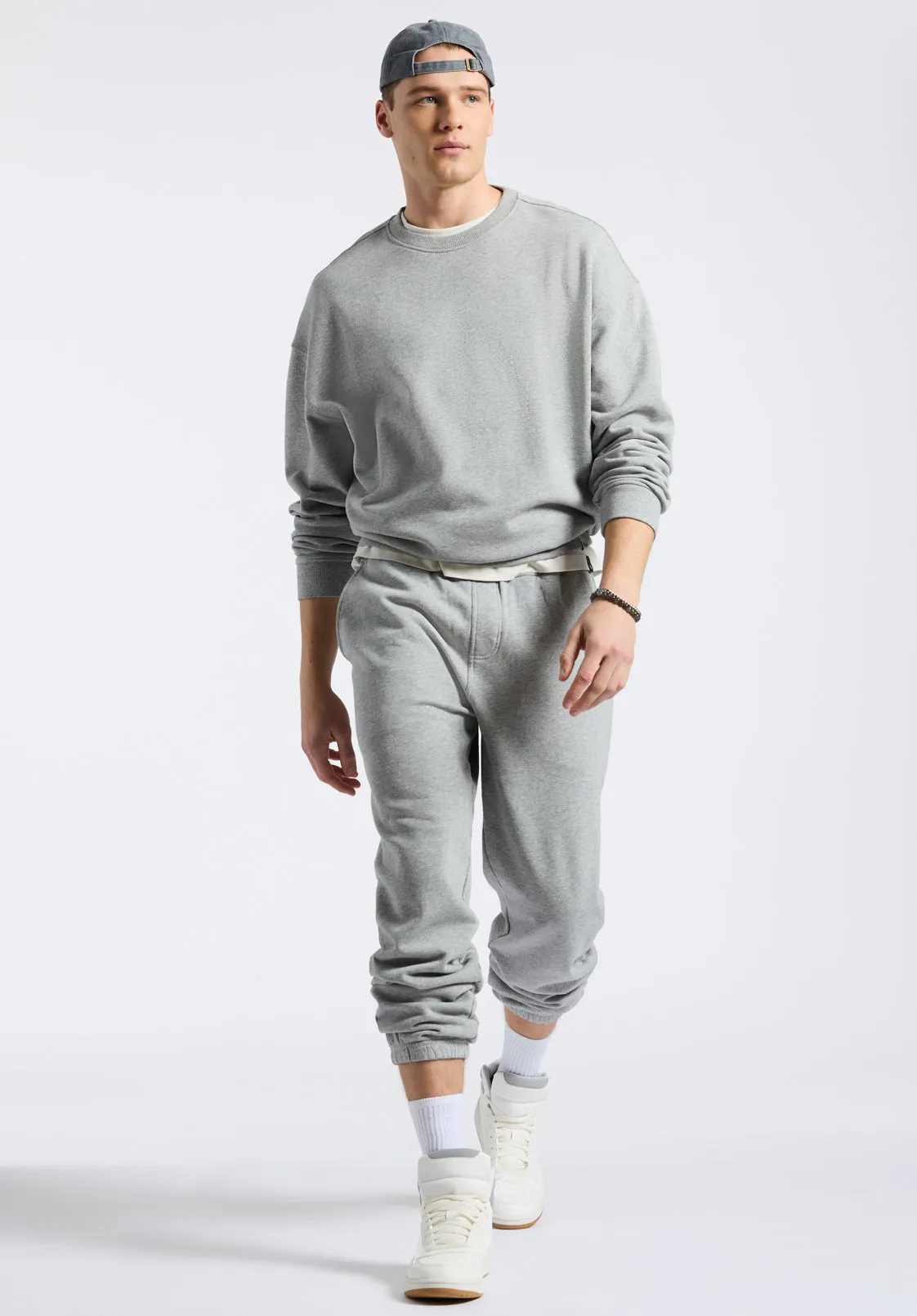 Patto Men's Relaxed Jogger Pants, Heather Grey - BM24598 sold by Buffalo David Bitton product image thumbnail 5