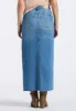 Mid Waist Maxi Skirt Sylvie, Whiskered and Worn Indigo - BL16031 sold by Buffalo David Bitton