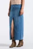 Mid Waist Maxi Skirt Sylvie, Whiskered and Worn Indigo - BL16031 sold by Buffalo David Bitton