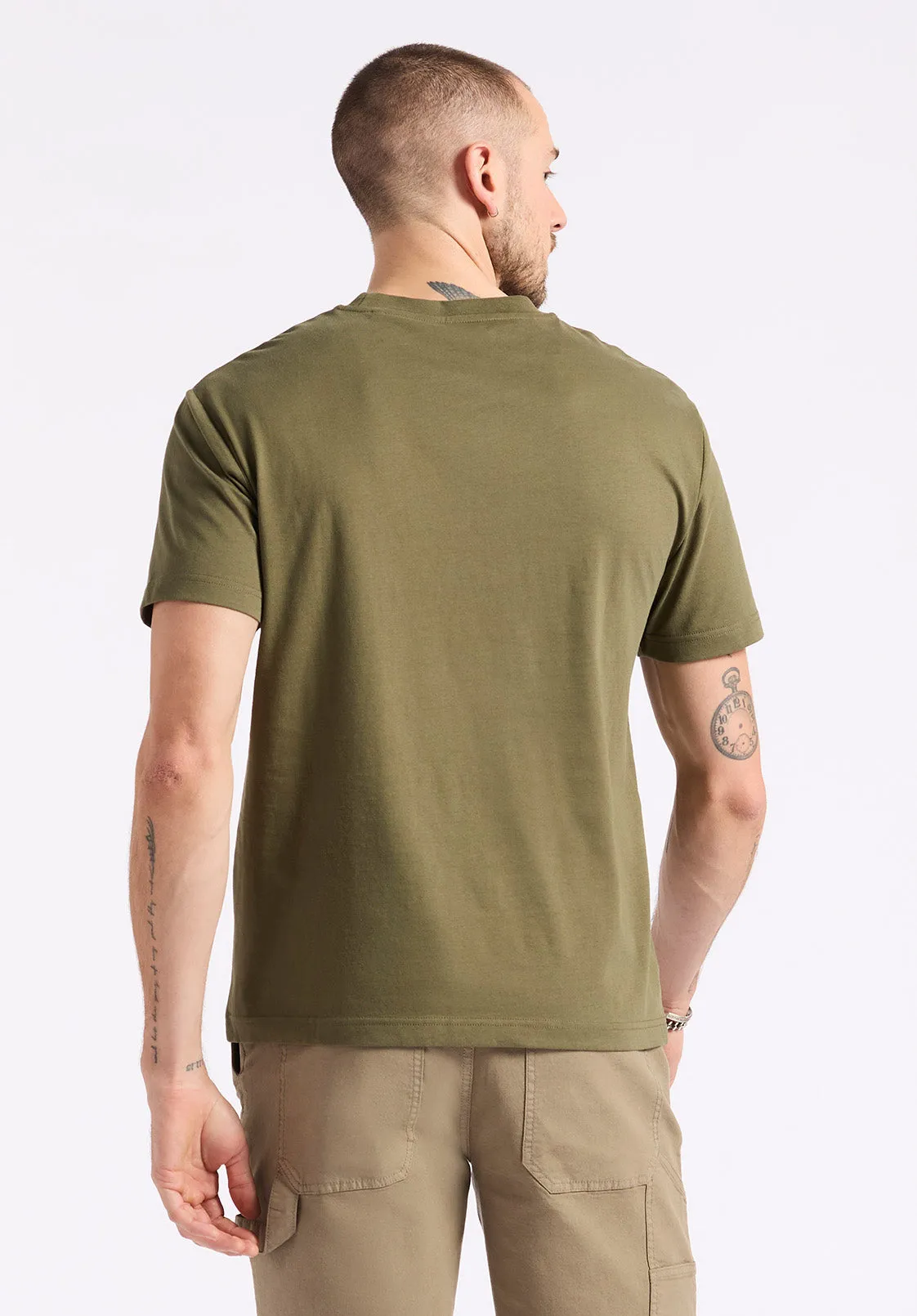 Kanto Men's Short-Sleeve Crew Neck Jersey T-Shirt, Fern - BM24603 sold by Buffalo David Bitton product image thumbnail 4