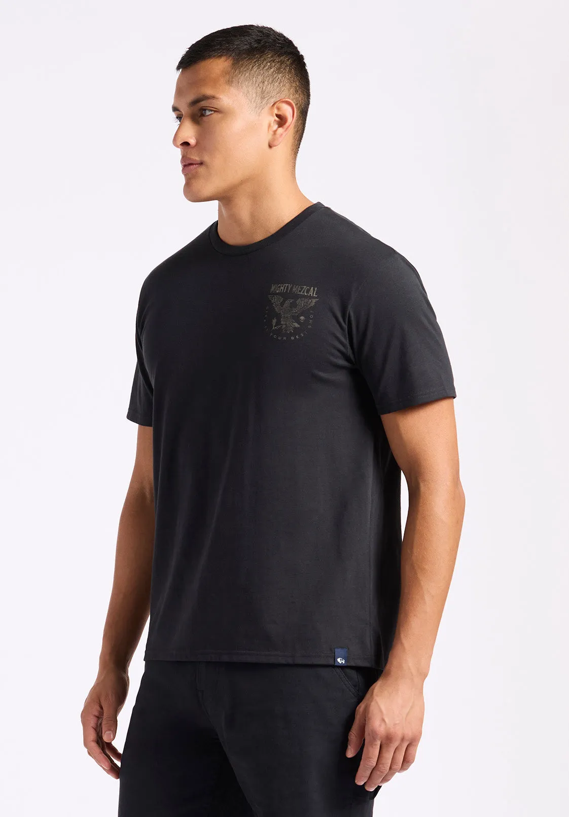 Tonder Men's Graphic T-Shirt with Eagle Print, Black - BM24634 sold by Buffalo David Bitton product image thumbnail 2