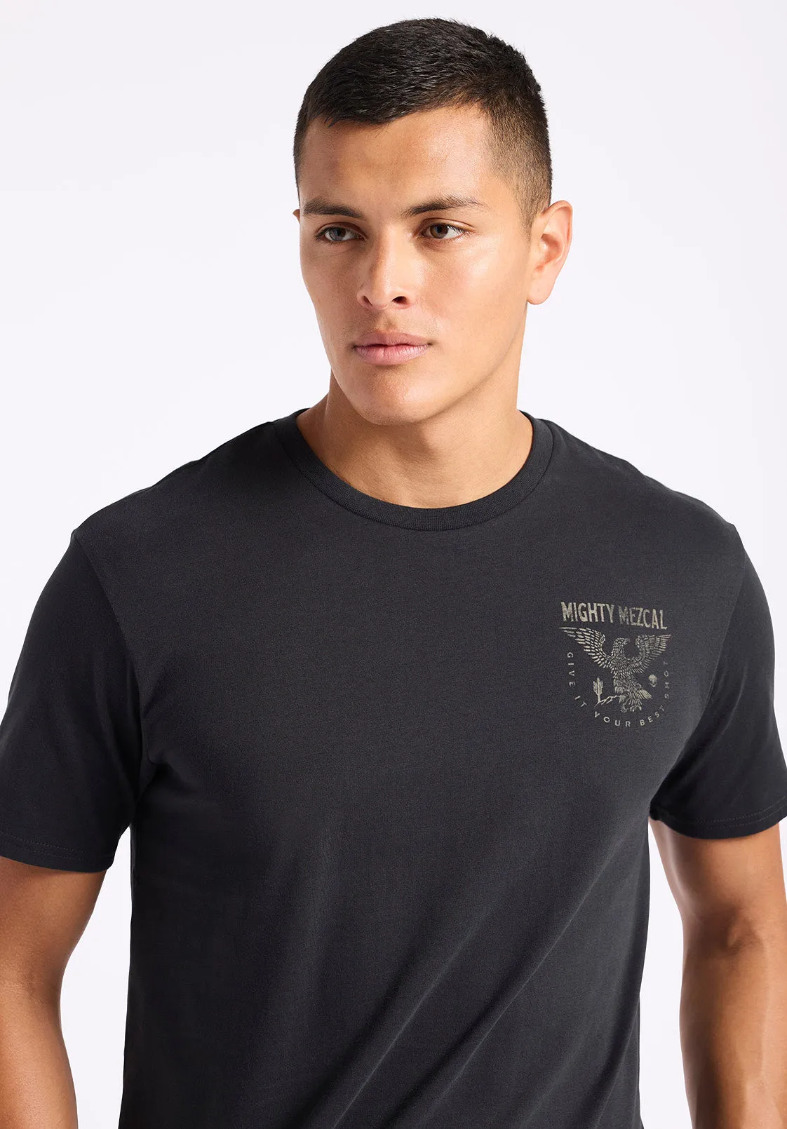 Tonder Men's Graphic T-Shirt with Eagle Print, Black - BM24634 sold by Buffalo David Bitton product image thumbnail 5