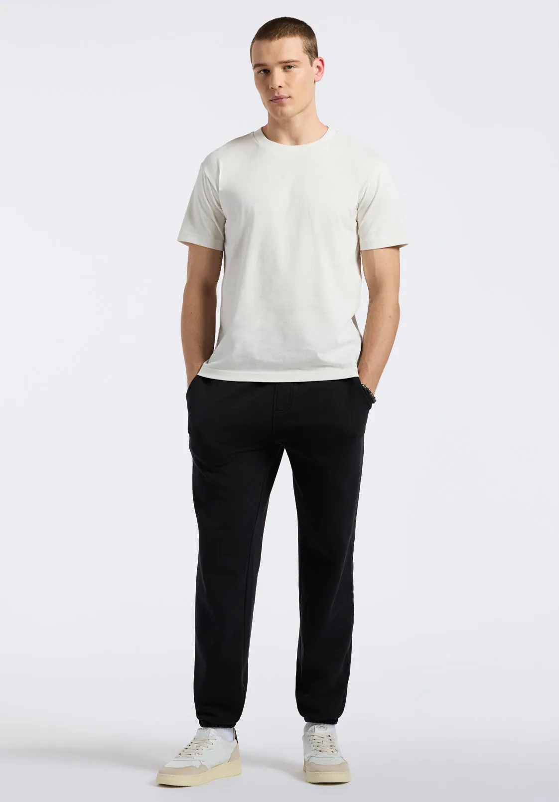 Kanto Men's Short-Sleeve Crew Neck Jersey T-Shirt, Milk - BM24603 sold by Buffalo David Bitton product image thumbnail 4