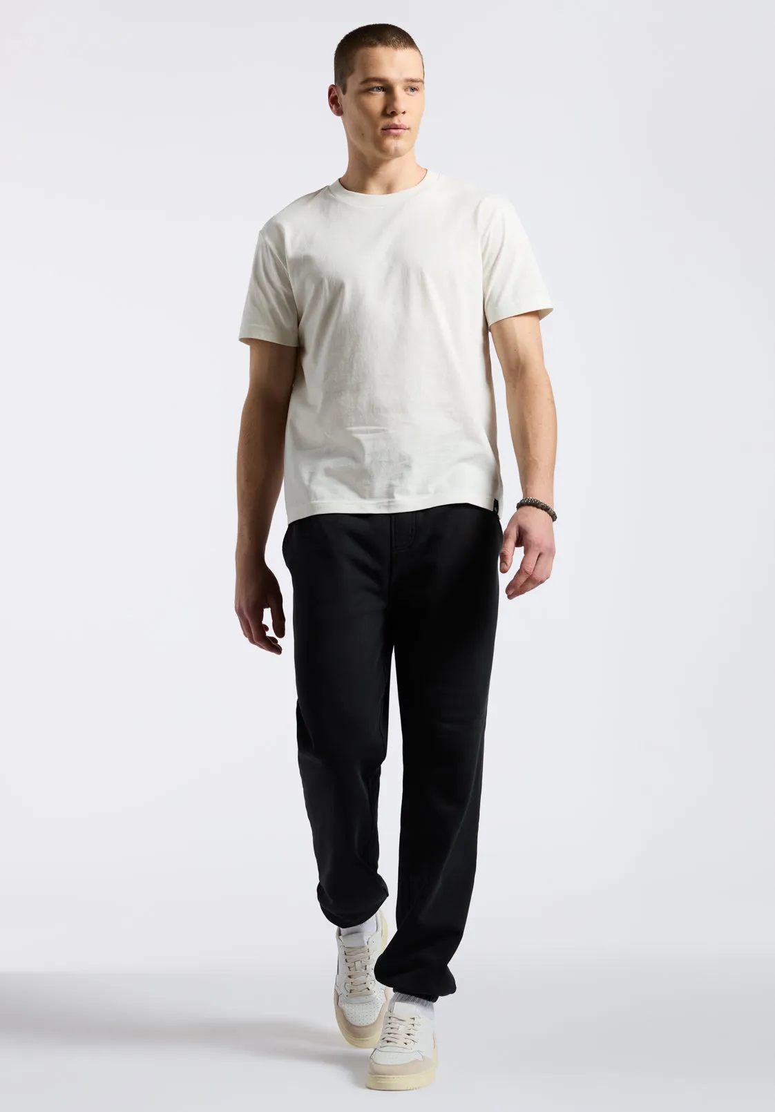 Kanto Men's Short-Sleeve Crew Neck Jersey T-Shirt, Milk - BM24603 sold by Buffalo David Bitton product image thumbnail 5