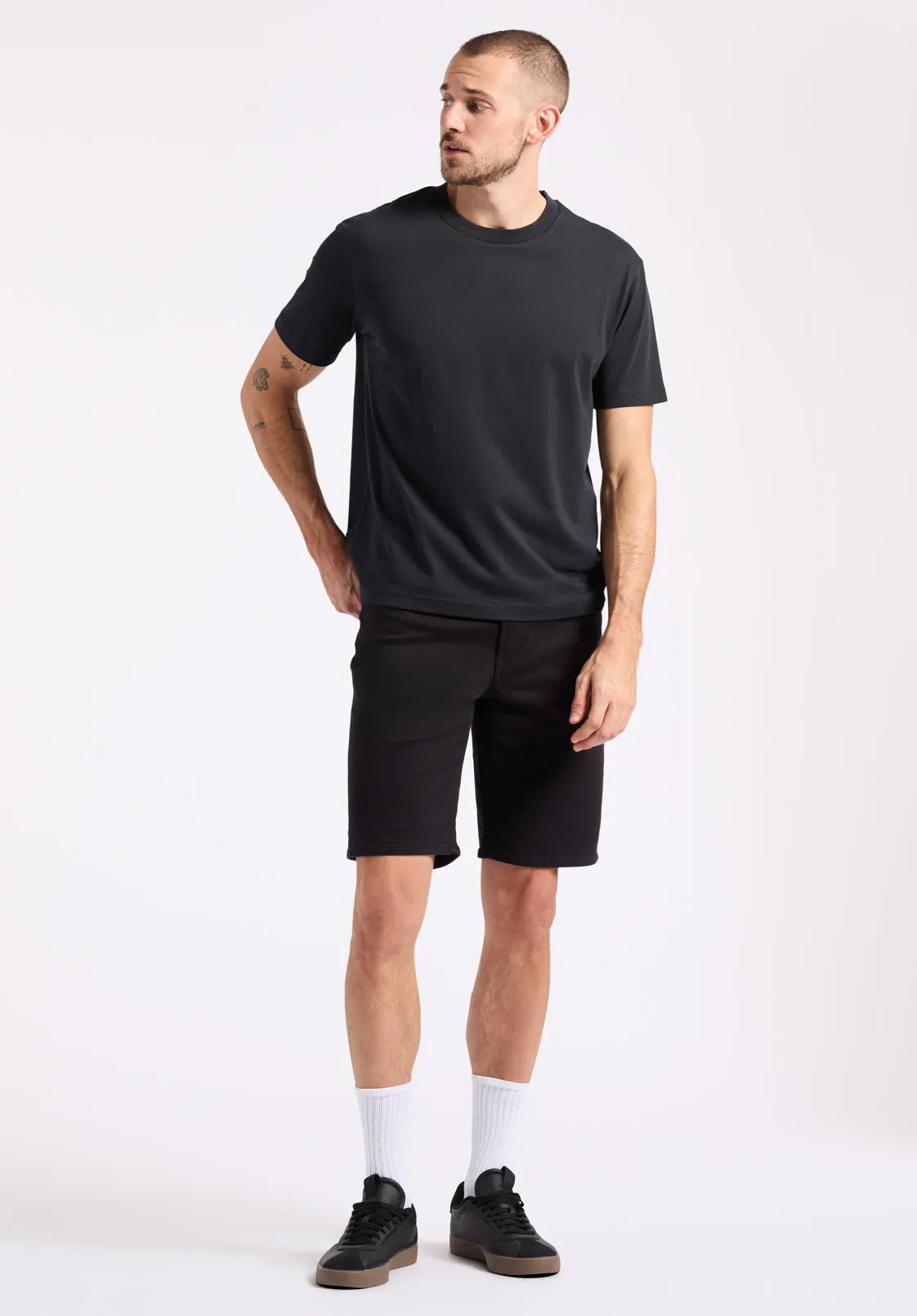 Kanto Men's Short-Sleeve Crew Neck Jersey T-Shirt, Black - BM24603 sold by Buffalo David Bitton product image thumbnail 5