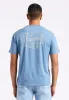 Tuffalo Men's Graphic T-Shirt with "Buffalo" Print, Coronet Blue - BM24644 sold by Buffalo David Bitton