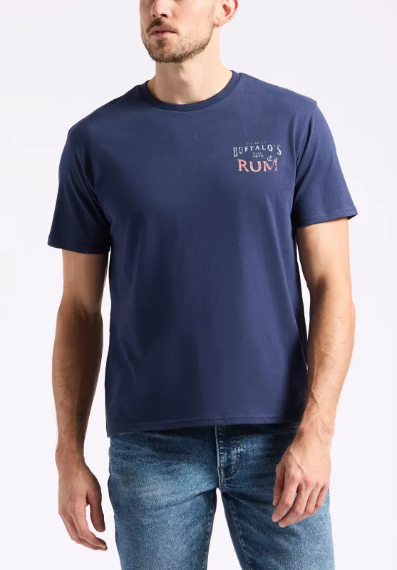 Taneer Men's Graphic T-Shirt with Rum Print, Whale - BM24642 sold by Buffalo David Bitton
