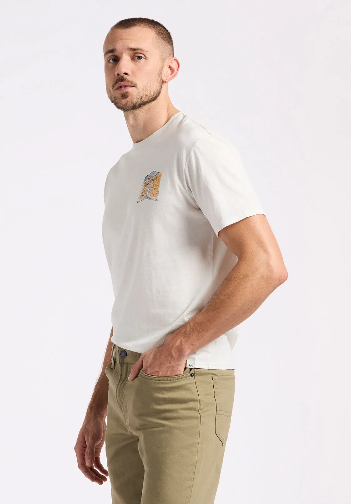 Tinglev Men's Graphic T-Shirt with Tequila Print, Milk - BM24636 sold by Buffalo David Bitton product image thumbnail 2