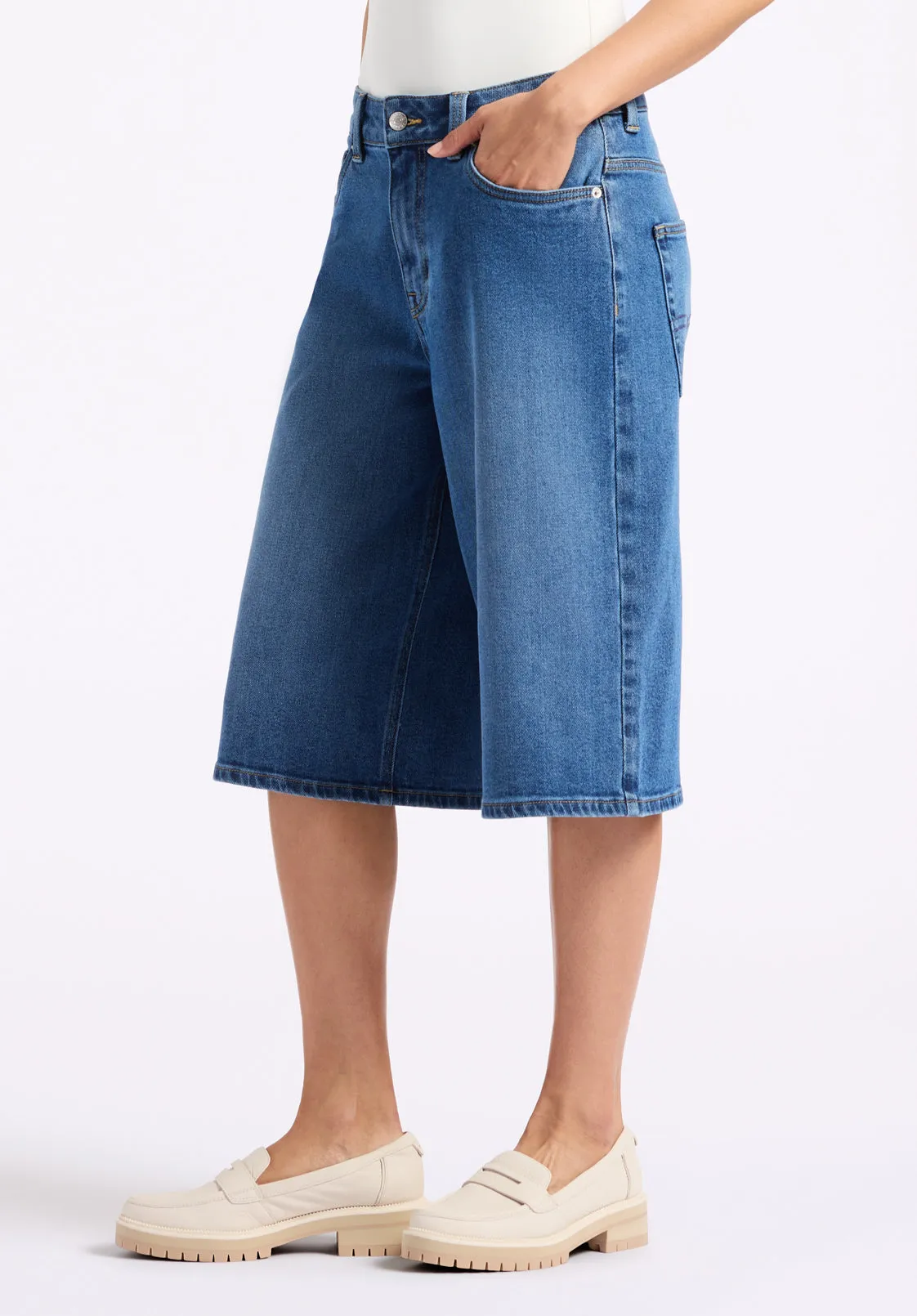 Jackie Women's Jorts, Authentic Wash - BL16075 sold by Buffalo David Bitton product image thumbnail 2
