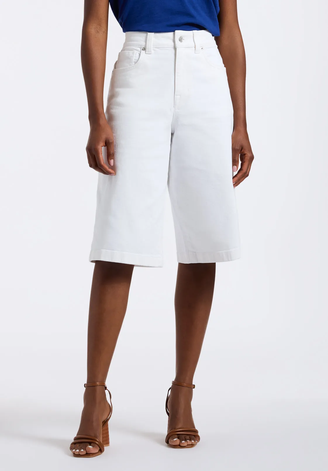 Jackie Women's Jorts, White - BL16074 sold by Buffalo David Bitton