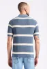 Winder Men's Short-Sleeve Striped Sweater Polo, Mirage Blue - BM24549 sold by Buffalo David Bitton