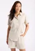 Solana Women's Linen Short-Sleeve Button-Up Shirt, Beige - WT0172P sold by Buffalo David Bitton