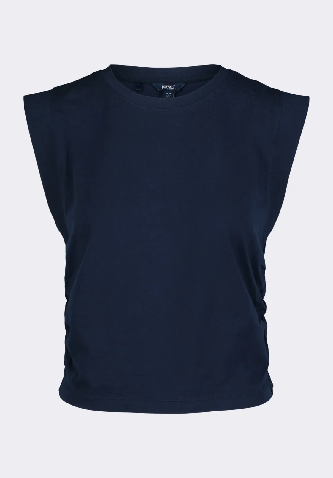 Alanis Women's Sleeveless Top, Navy - KT0206P sold by Buffalo David Bitton product image thumbnail 5