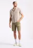 Willow Men's Short Sleeve Jacquard Jersey Button-Up Sweater, Tuffet Beige - BM24600 sold by Buffalo David Bitton