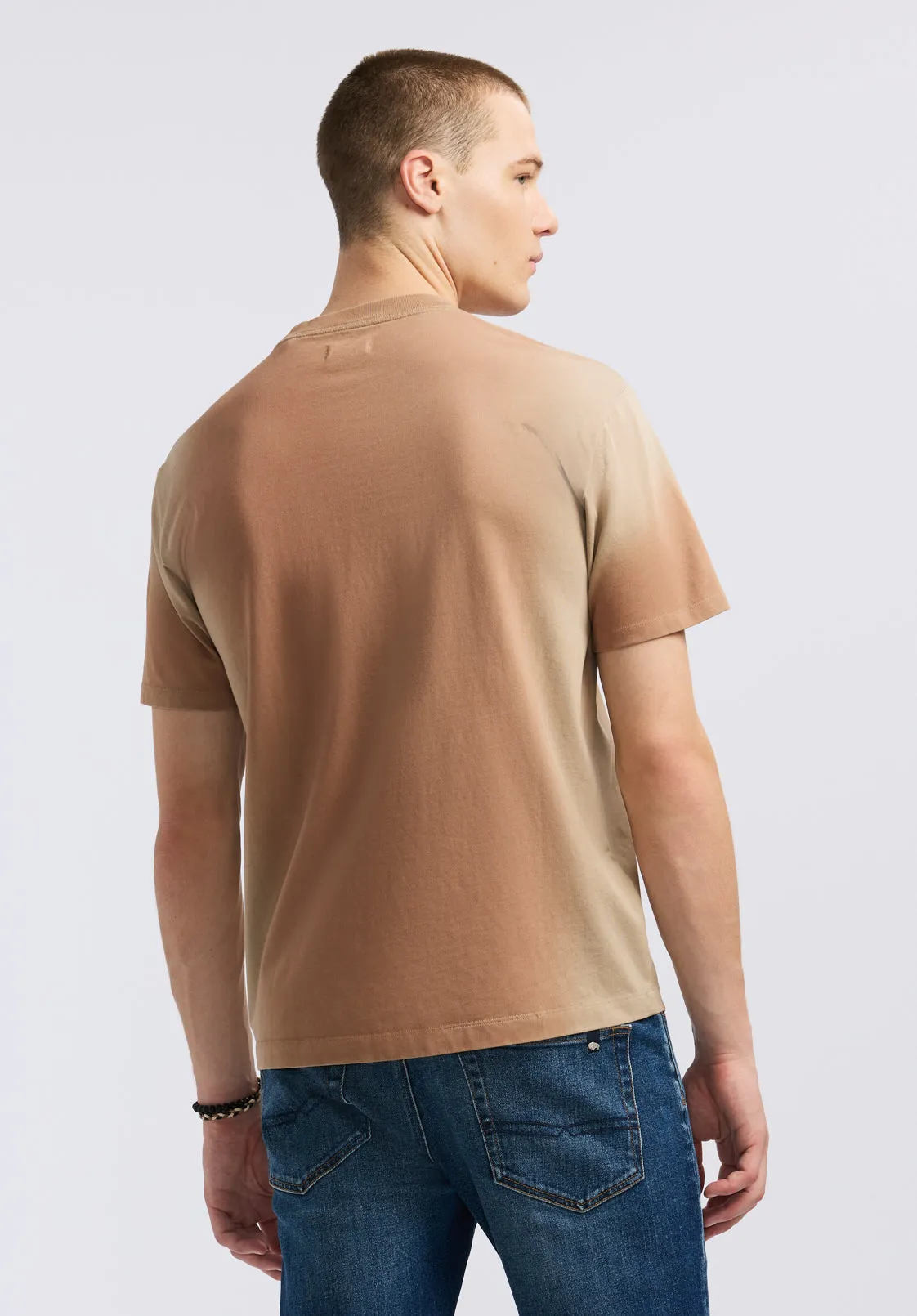 Kaylin Men's Short-Sleeve Gradiant T-Shirt, Tuffet Beige - BM24539 sold by Buffalo David Bitton product image thumbnail 3