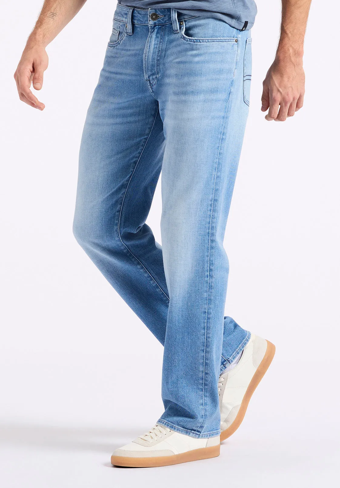Relaxed Straight Driven Men's Jeans, Vintage Blue - BM26083 sold by Buffalo David Bitton product image thumbnail 2