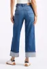 High Rise Wide Leg Cropped Addison Women's Jeans, Indigo Worn - BL16047 sold by Buffalo David Bitton