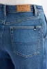 High Rise Wide Leg Cropped Addison Women's Jeans, Indigo Worn - BL16047 sold by Buffalo David Bitton