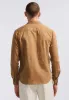 Simbio Men's Long-Sleeve Linen Blend Fitted Shirt, Woodsmoke - BM24617 sold by Buffalo David Bitton