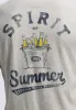 Thirsk Men's Graphic T-Shirt with Spirit of Summer Print, Heather Grey - BM24659 sold by Buffalo David Bitton