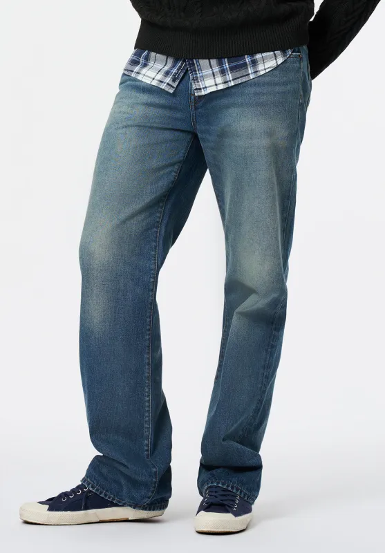Ruffer Men's Easy Fit Jeans, Dirty Vintage - BM26135 sold by Buffalo David Bitton