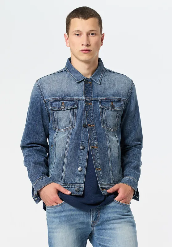 Joe Men's Denim Jacket, Veined and Sanded - BM26109 sold by Buffalo David Bitton