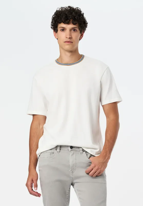 Kobalt Men's Short Sleeve Crewneck Top, Milk - BM24731 made by Buffalo David Bitton