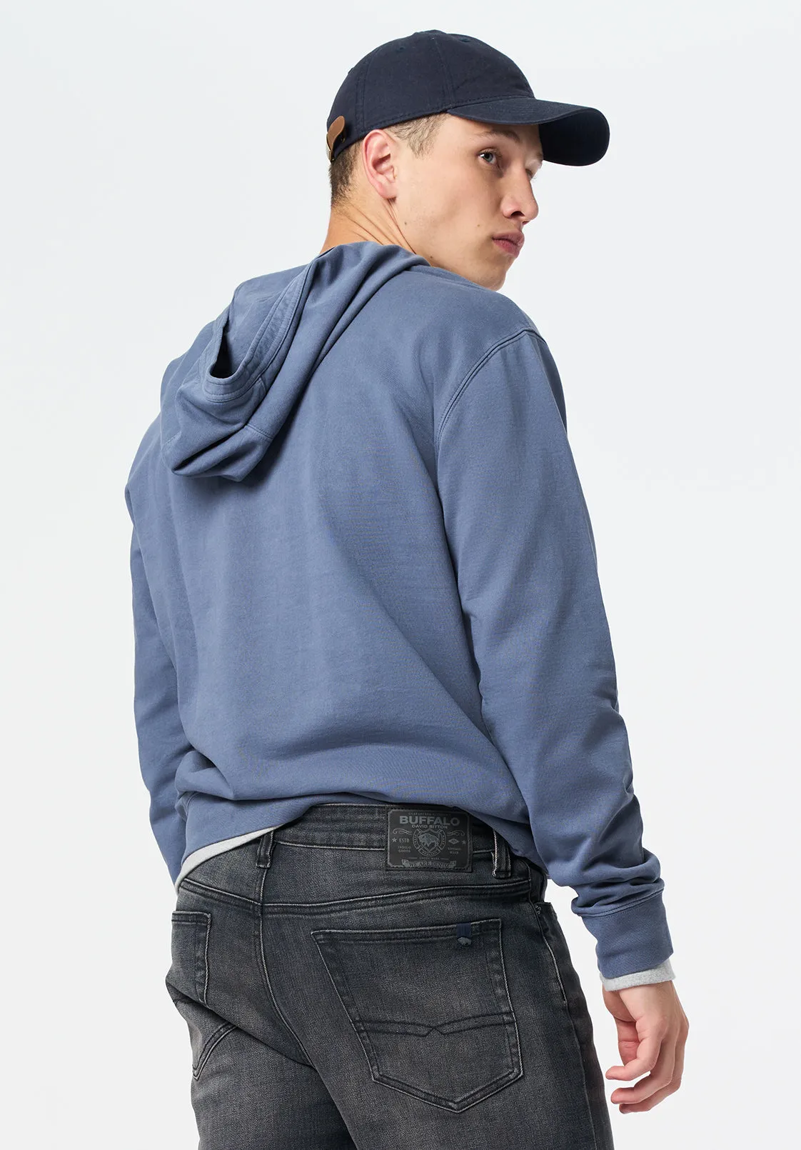 Kaye Men's Relaxed Pullover Hoodie, Mirage - BM24675 sold by Buffalo David Bitton product image thumbnail 3