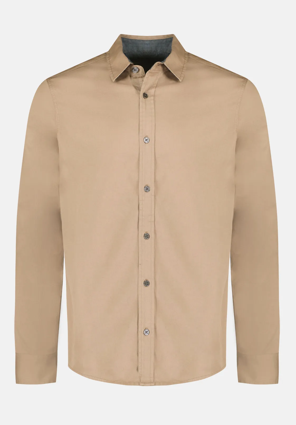 Sagrani Men's Long-Sleeve Shirt, Dune - BM24688 sold by Buffalo David Bitton product image thumbnail 4
