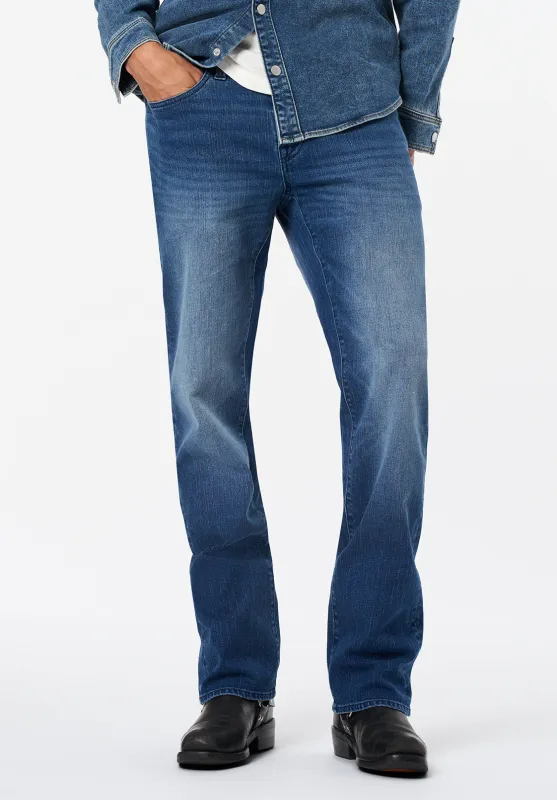 Relaxed Straight Driven Men's Jeans, Sandblasted And Whiskered - BM26108 sold by Buffalo David Bitton