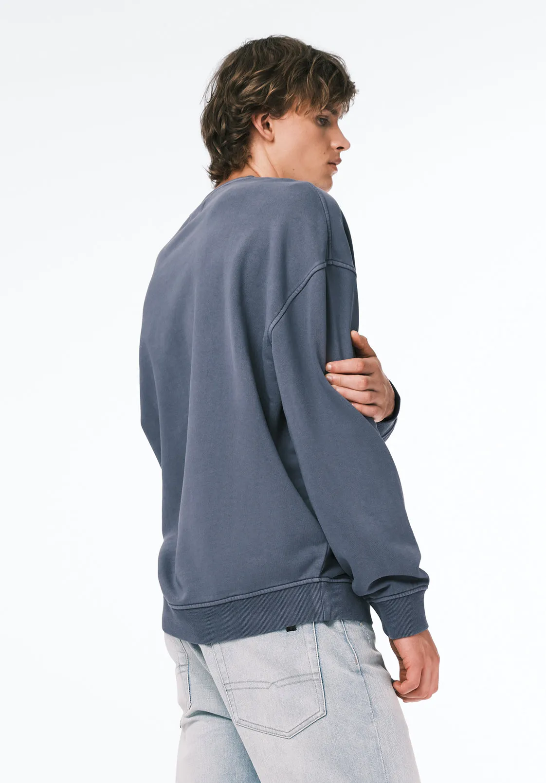 Famke Men's Relaxed Crewneck Sweatshirt, Mirage - BM24742 sold by Buffalo David Bitton product image thumbnail 2