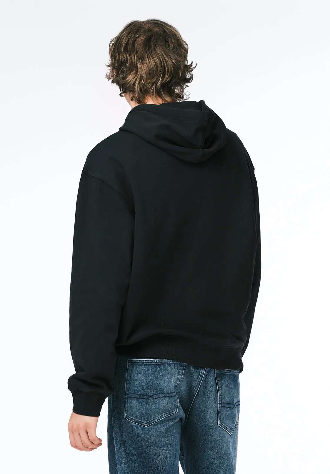 Finley Men's Relaxed Hooded Sweatshirt, Black - BM24741 sold by Buffalo David Bitton product image thumbnail 3