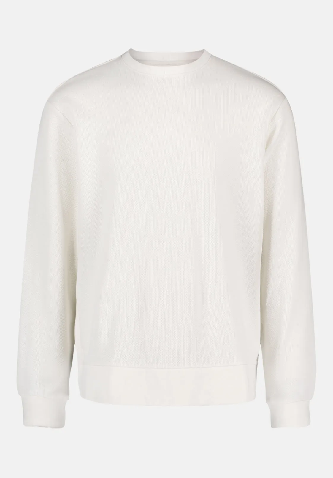 Kaya Men's Relaxed Crewneck Sweatshirt, Milk - BM24671 sold by Buffalo David Bitton product image thumbnail 5