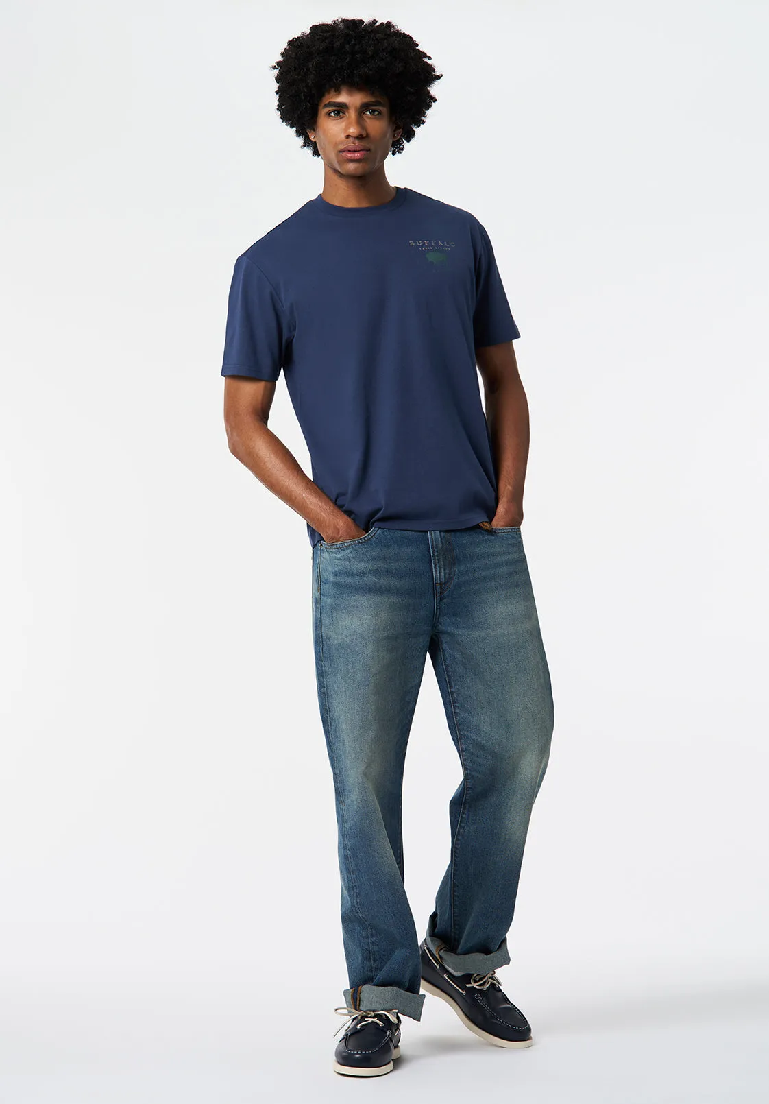 Tarek Men's Graphic T-Shirt with Smoke Show Print, Whale - BM24713 sold by Buffalo David Bitton product image thumbnail 4